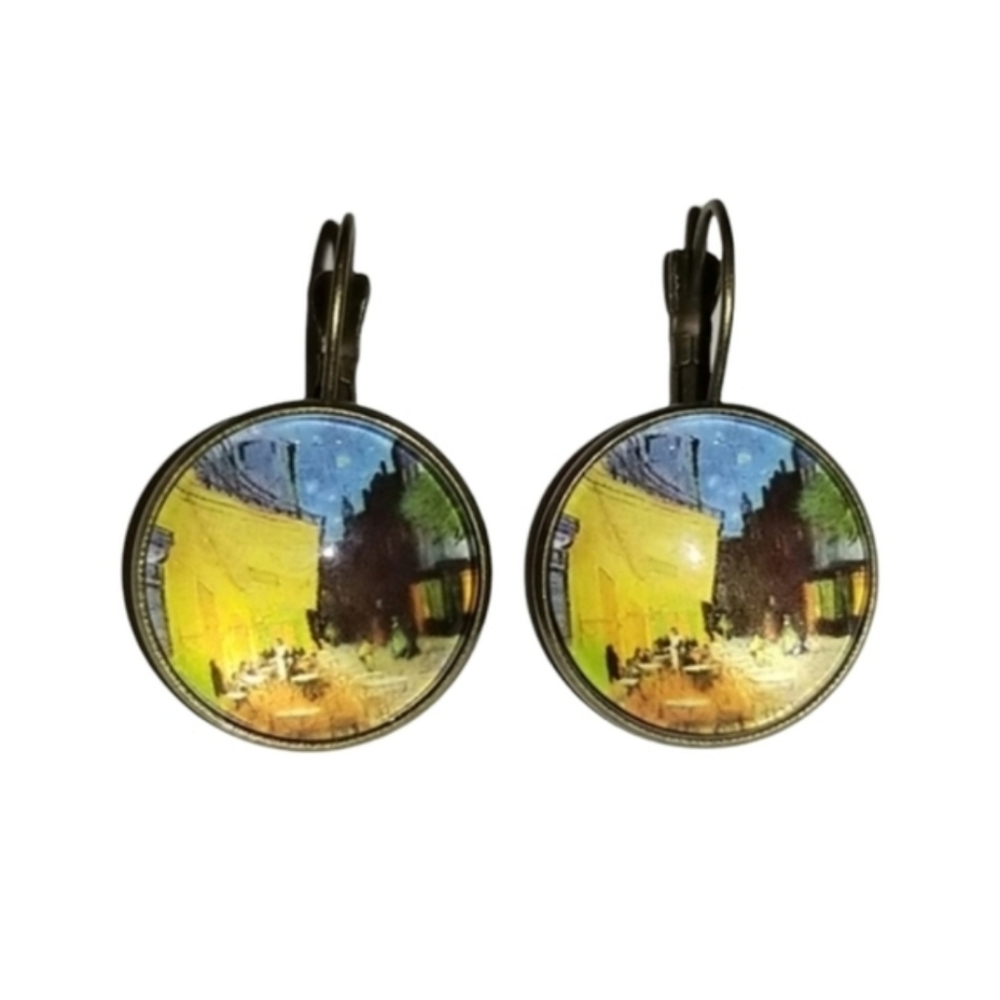 Handcrafted Café Terrace Earrings